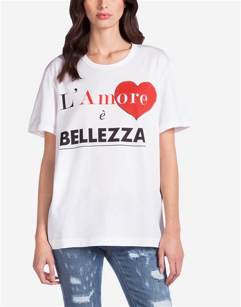 t shirt dolce e gabbana l amore è bellezza